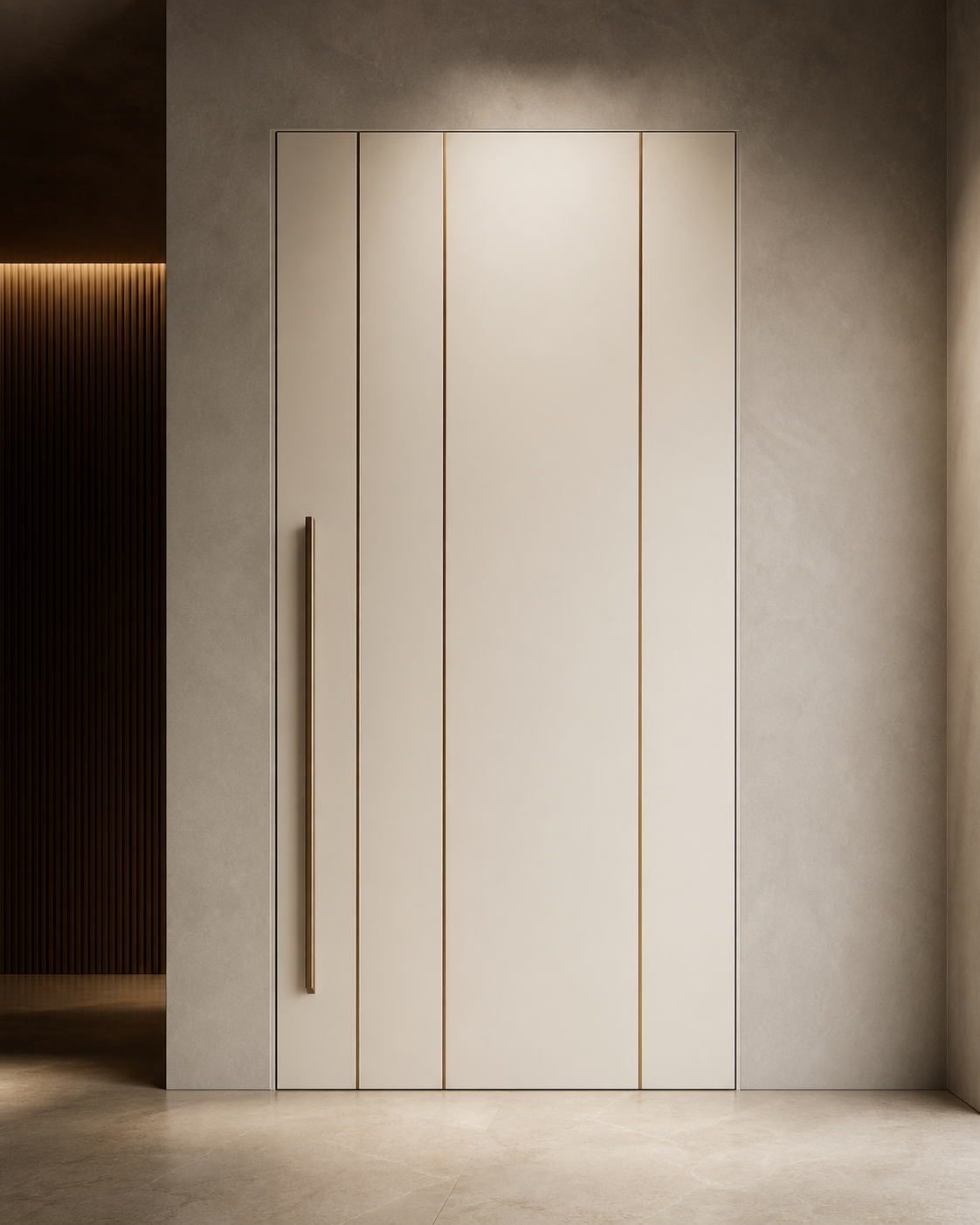Woden Interior premium bronz detaylı kapı